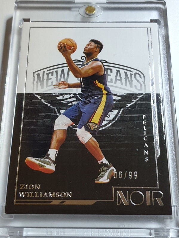 2021 Panini Noir Zion Williamson #136 ICON Edition /99 - Ready to Grade