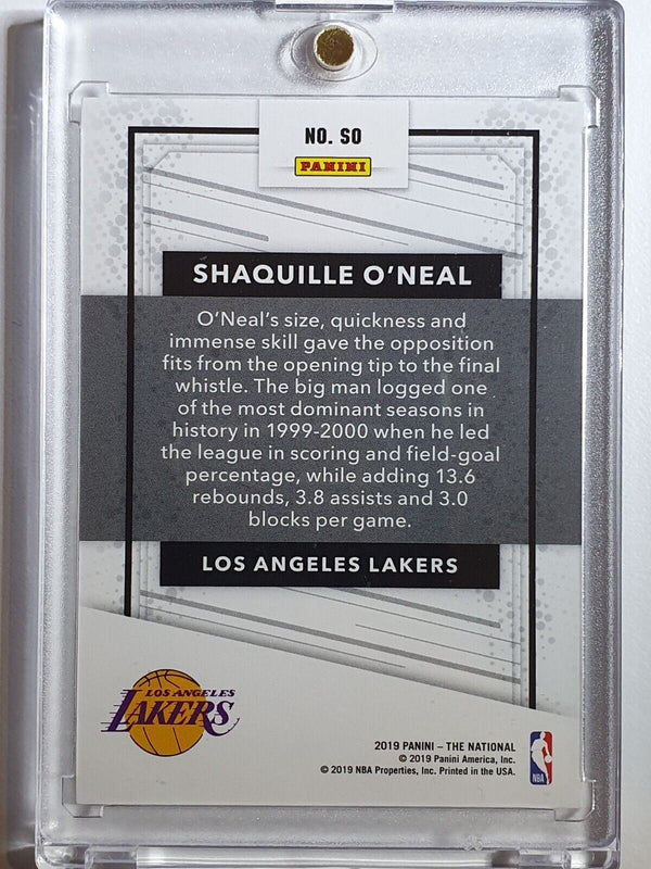 2019 Panini Shaquille O'Neal #SO SILVER FOIL /299 - Ready to Grade