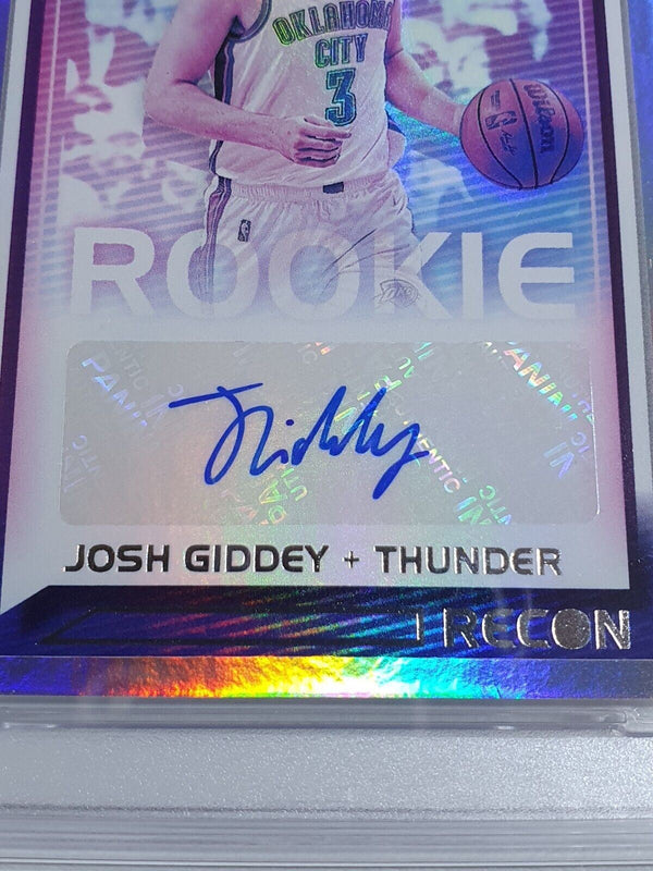 2021 Panini Josh Giddey AUTO Rookie Recon Signature Holo - PSA 9 (POP 2)