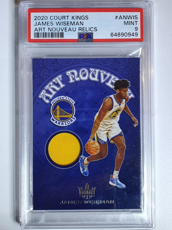 2020 Court Kings James Wiseman Rookie Patch #Jersey - PSA 9 (POP 1)