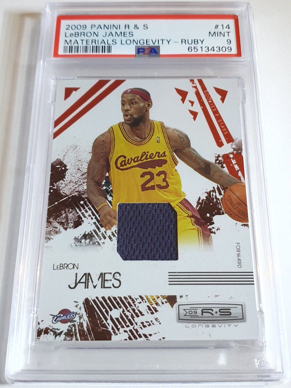 2009 Rookies & Stars LeBron James #PATCH /250 Game Worn Jersey - PSA 9 (POP 3)