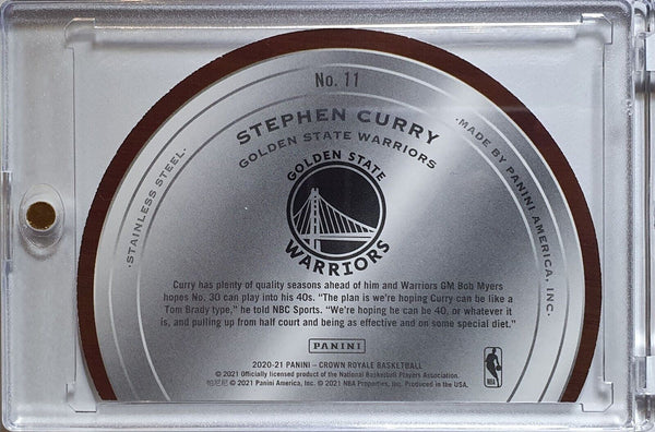 2020 Crown Royale Stephen Curry #11 BRONZE /99 Test of Time - Ready to Grade