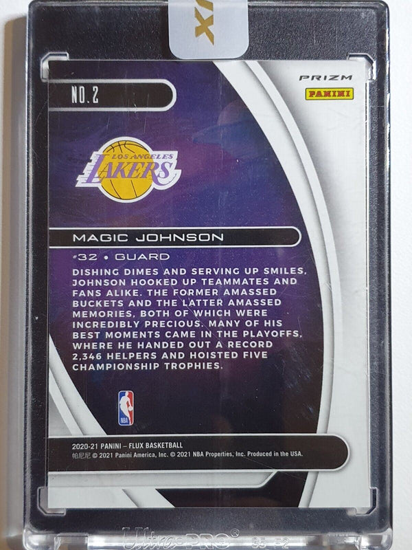 2020 Flux Magic Johnson #2 Titan SILVER Prizm Uncirculated - Panini Sealed