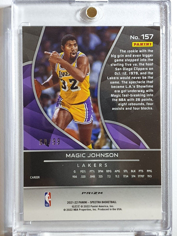 2021 Panini Spectra Magic Johnson #157 CELESTIAL Prizm /99 - Ready to Grade