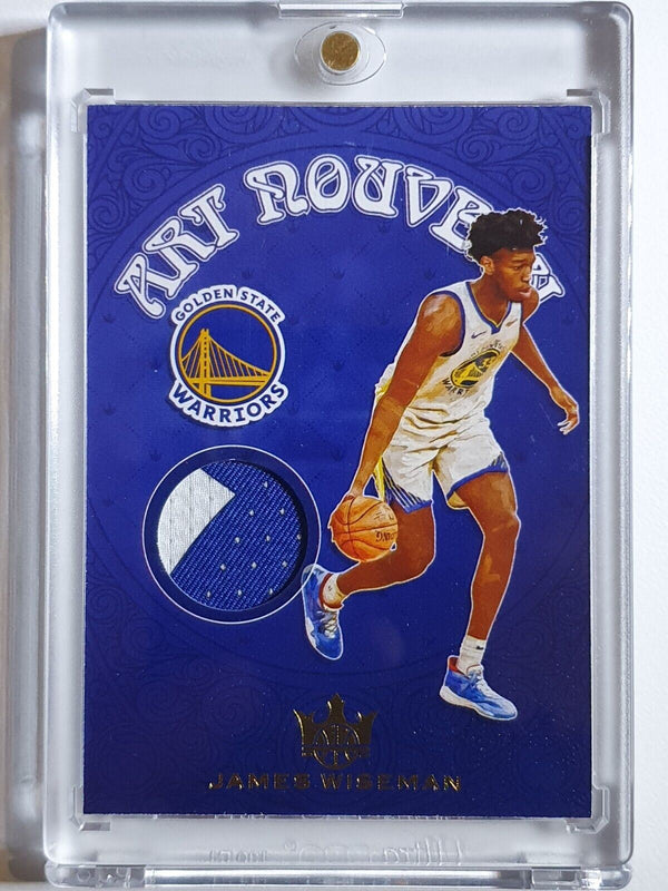 2020 Court Kings James Wiseman Rookie #PATCH /25 PRIME Jersey - Rare