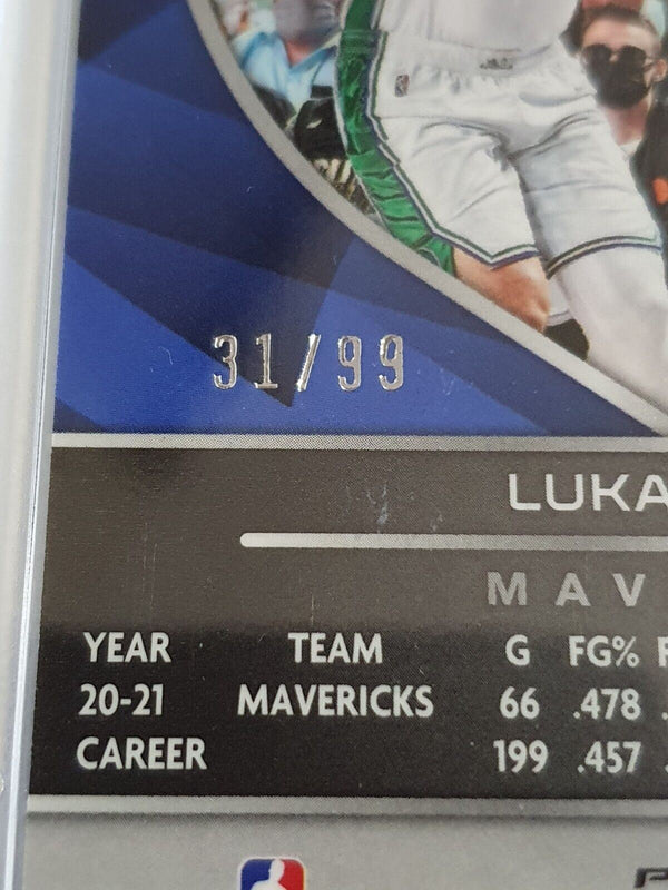 2021 Spectra Luka Doncic #77 CELESTIAL Prizm /99 Variation - Ready to Grade