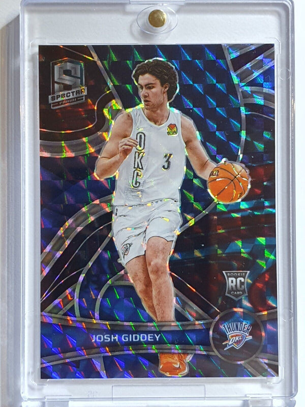 2021 Spectra Josh Giddey  Rookie #104 INTERSTELLAR Prizm /49 - Ready to Grade