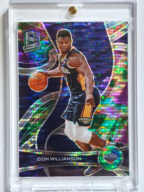 2021 Spectra Zion Williamson #8 CELESTIAL Prizm /99 Variation - Ready to Grade