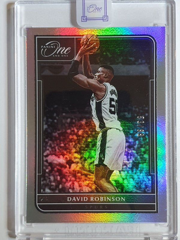 2021 Panini One and One David Robinson #154 HOLO /99 - Panini Sealed