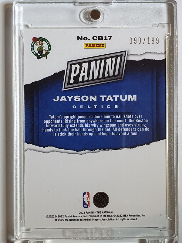 2022 The National Jayson Tatum #CB17 CASE BREAKER /199 - Ready to Grade