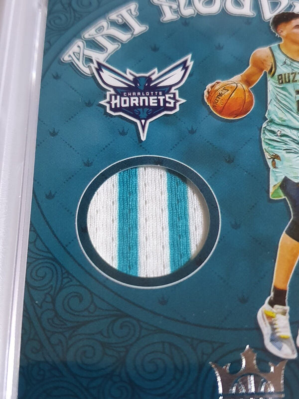 2020 Court Kings Lamelo Ball Rookie #PATCH 2 Color Jersey - PSA 9 (POP 1)