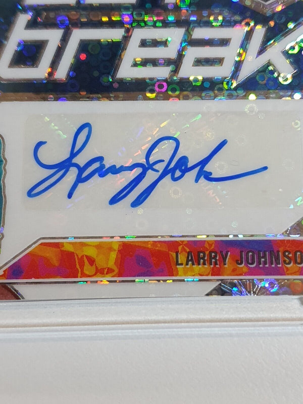 2019 Panini Mosaic Larry Johnson AUTO Fast Break Autograph  -  Ready to Grade