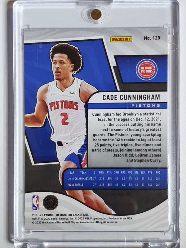 2021 Panini Revolution Cade Cunningham Rookie #120 RC - Ready to Grade