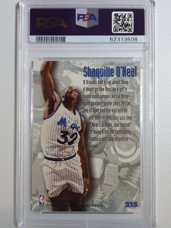 1995 Fleer Metal Shaquille O'Neal #215 Nuts & Bolt - PSA 9