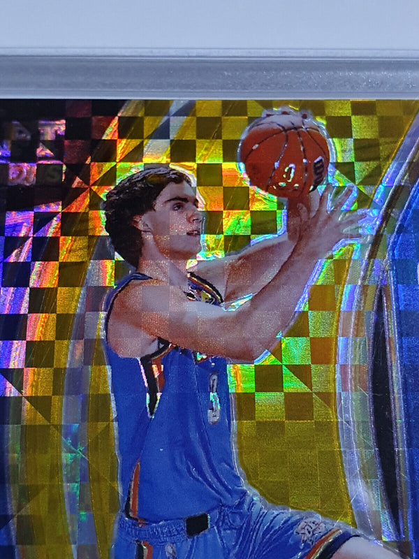 2021 Panini Select Josh Giddey Rookie #PATCH GOLD /10 Holo Jersey RC - Rare
