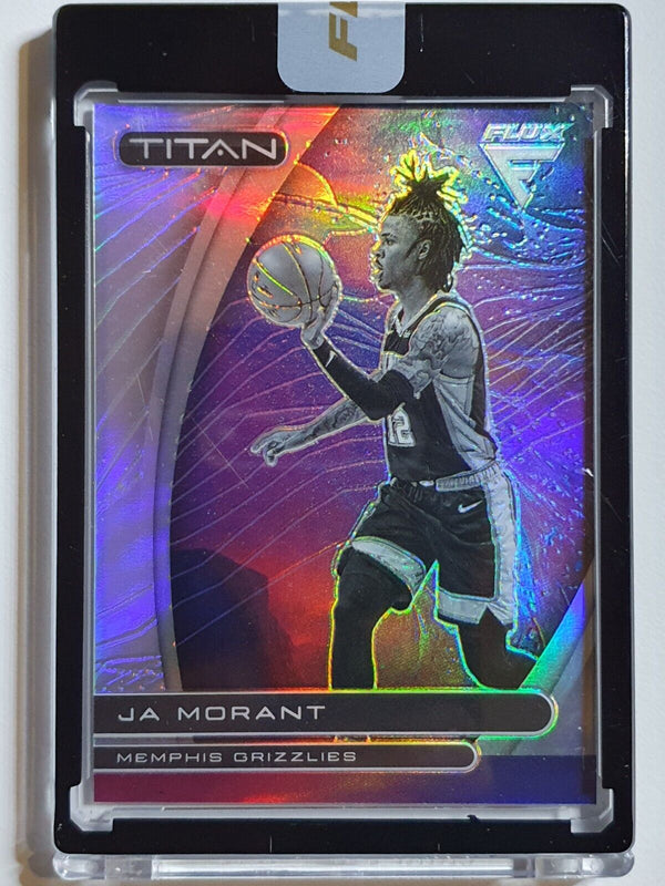 2020 Flux Ja Morant #19 TITAN SILVER Uncirculated Encased - Panini Sealed