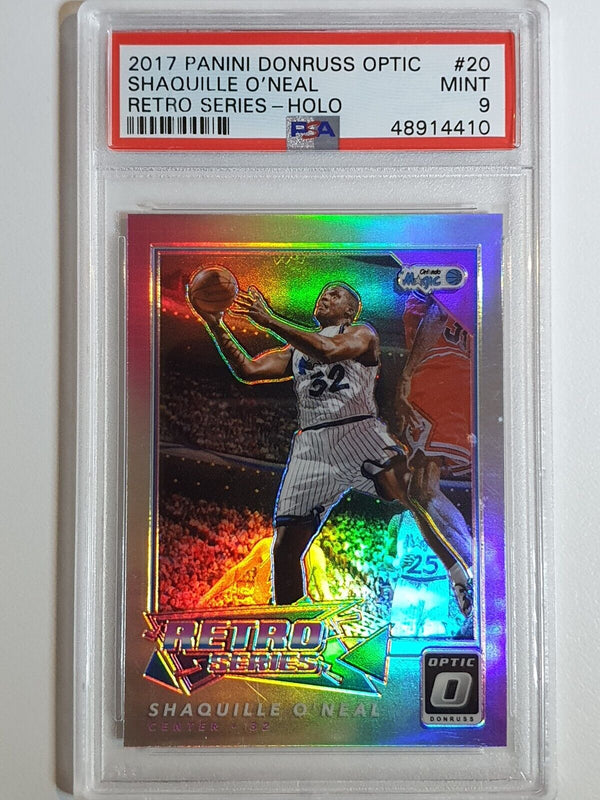 2017 Donruss Optic Shaquille O'Neal #20 Silver Holo - PSA 9 (POP 6)