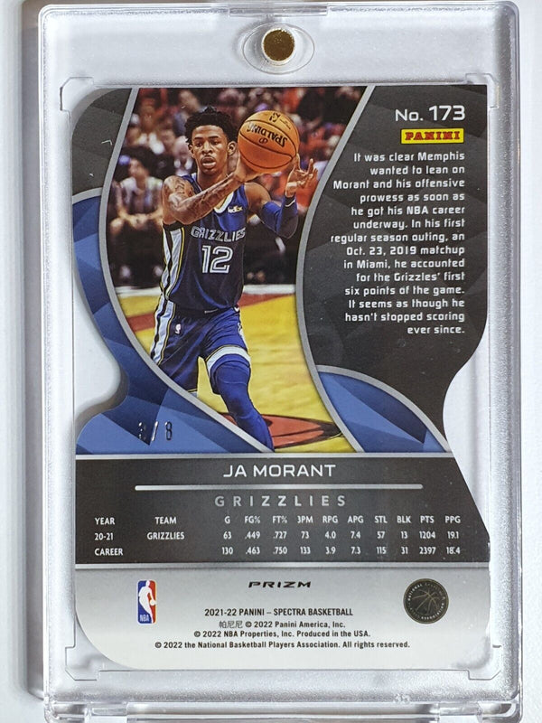 2021 Panini Spectra Ja Morant #173 UNIVERSAL /8 Prizm Die cut - Ready to Grade