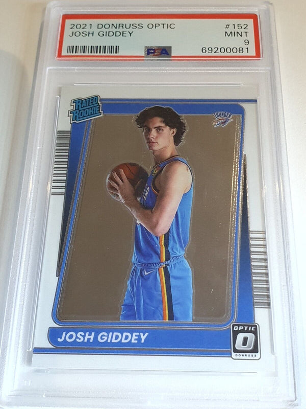 2021 Panini Donruss Optic Josh Giddey Rookie #152 RC - PSA 9 (LOW POP)