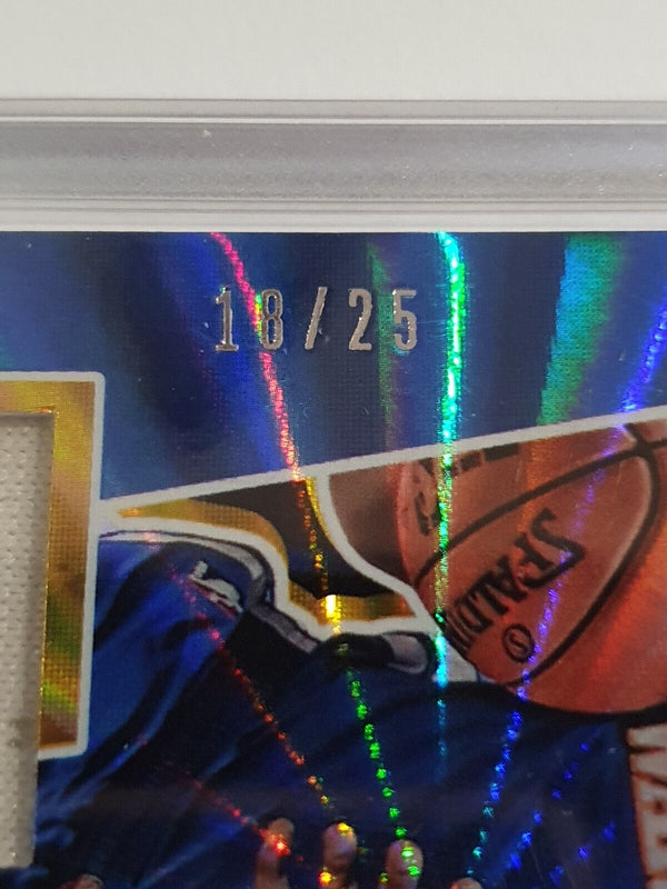 2017 Panini Kevin Durant #PATCHES RAINBOW SPOKES /25 Prizm Game Worn Jersey