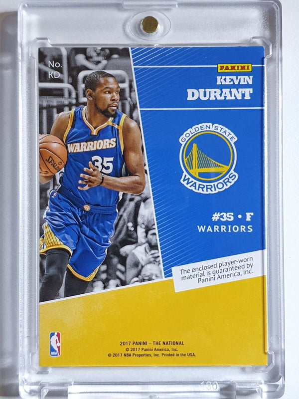 2017 Panini Kevin Durant #PATCHES RAINBOW SPOKES /25 Prizm Game Worn Jersey