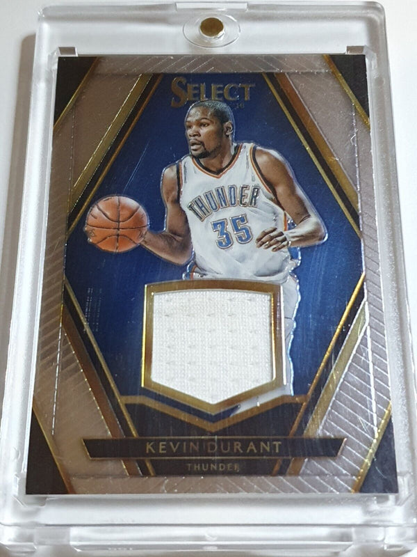 2015 Panini Select Kevin Durant #PATCH /60 Game Worn Jersey Relic - Rare