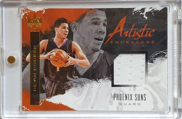 2017 Panini Court Kings Devin Booker #PATCH /299 Game Worn Jersey - Rare