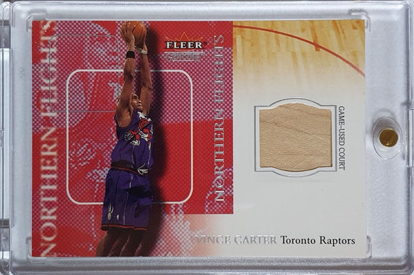 2000 Fleer Genuine Vince Carter #FLOOR Game Used Floorboard - Ready to Grade