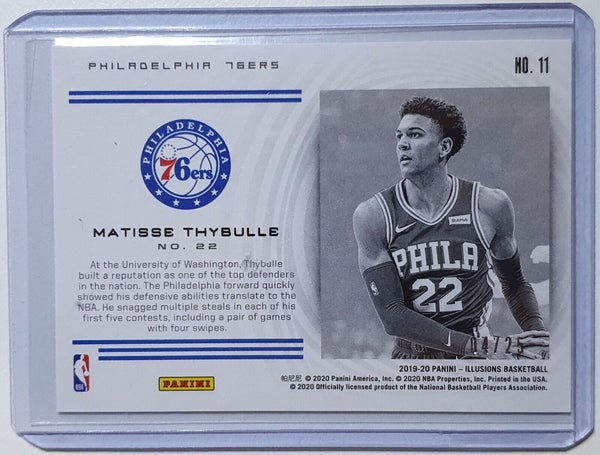 2019 Panini Illusions Matisse Thybulle Rookie #11 PINK /25 Prizm - Rare