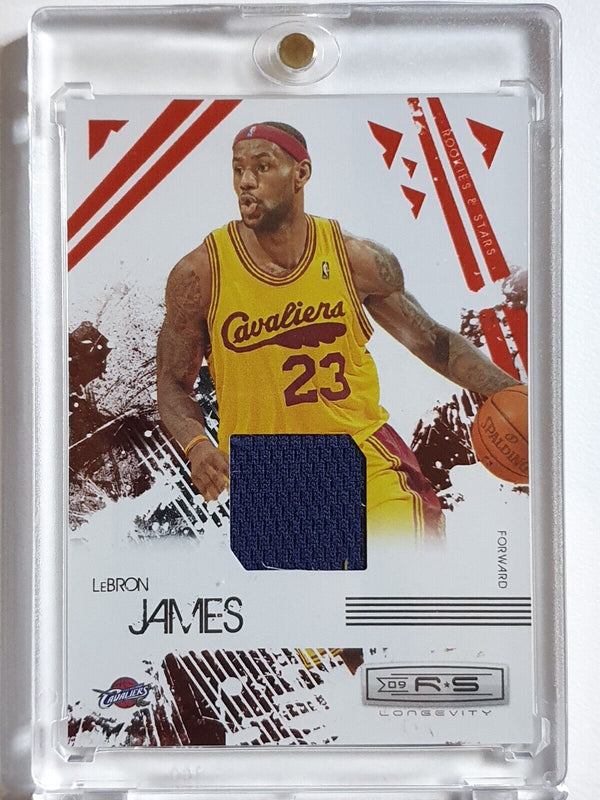 2009 Panini Rookies & Stars LeBron James #PATCH /250 Game Worn Jersey - Rare