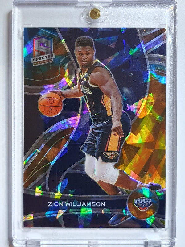 2021 Panini Spectra Zion Williamson #8 ASTRAL /35 Prizm - Ready to Grade