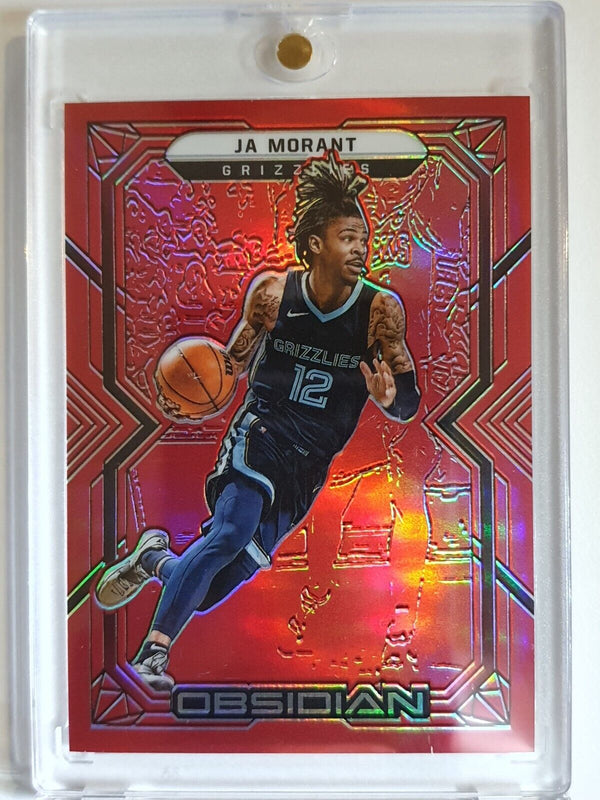 2021 Panini Obsidian Ja Morant #12 RED FLOOD - Ready to Grade