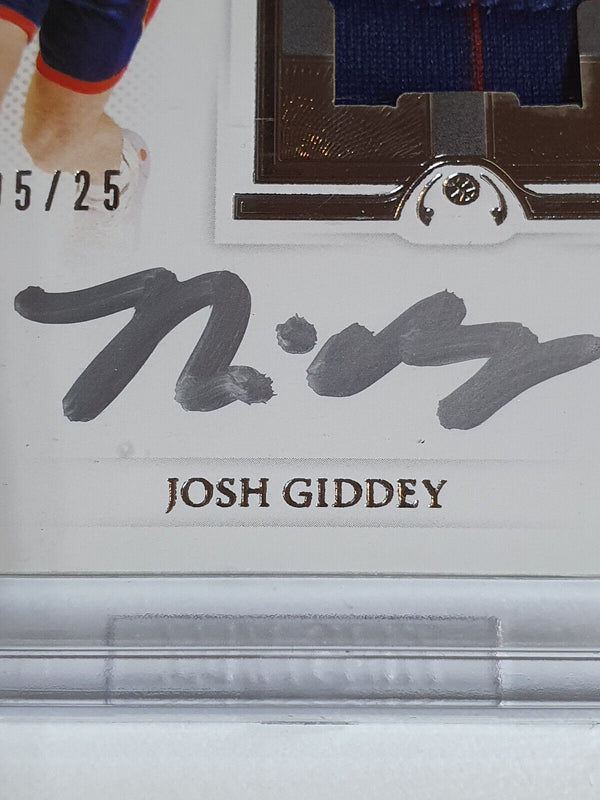 2021 Panini Flawless Josh Giddey Rookie #PATCH AUTO PRIME /25 RPA - Rare Gem