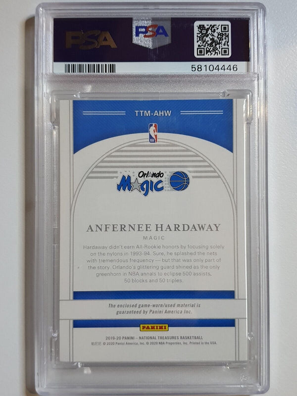 2019 National Treasures Anfernee Hardaway #PATCH /99 Worn Jersey - PSA 9 (POP 1)