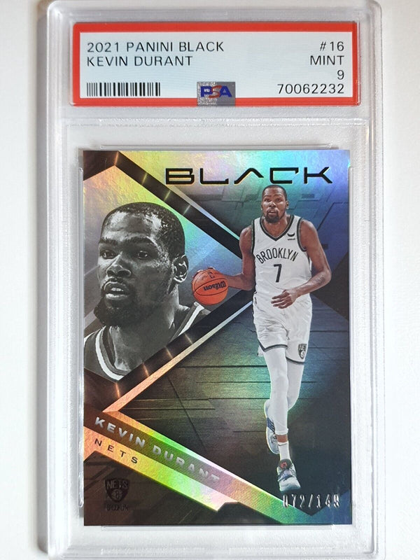 2021 Panini Black Kevin Durant #16 HOLO FOIL /149 - PSA 9 (POP 1)