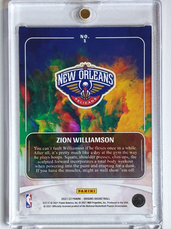 2021 Panini Origins Zion Williamson #1 ORANGE /75 - Ready to Grade