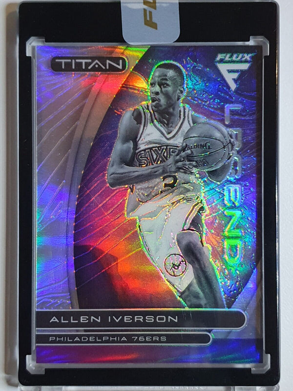 2020 Flux Allen Iverson #5 Titan SILVER Prizm Uncirculated - Panini Sealed