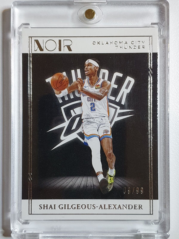 2020 Noir Shai Gilgeous-Alexander #22 SILVER /99 Association Edition - Rare