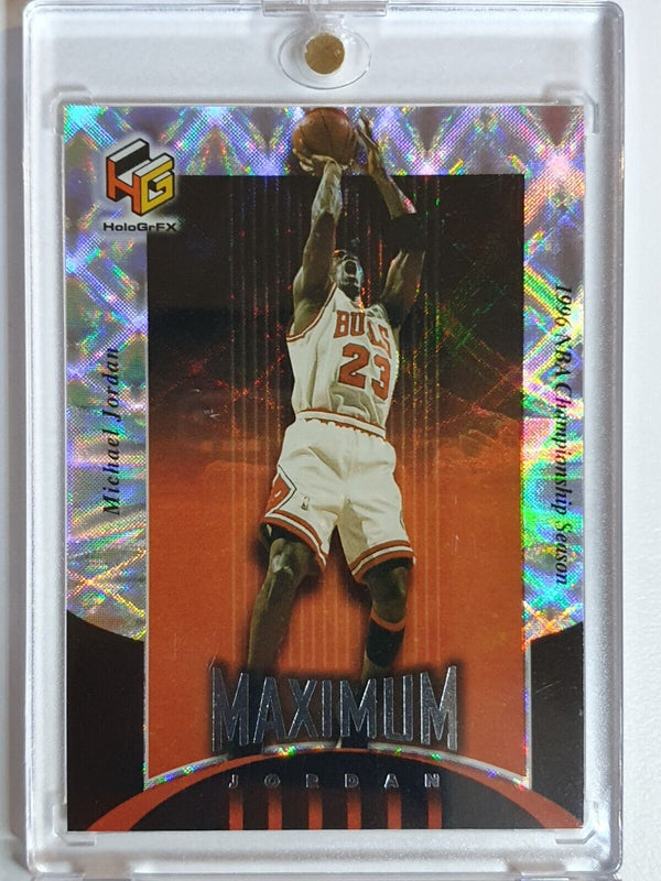 1999 Upper Deck Michael Jordan #MJ4 HOLOGrFX Maximum MJ - Ready to Grade