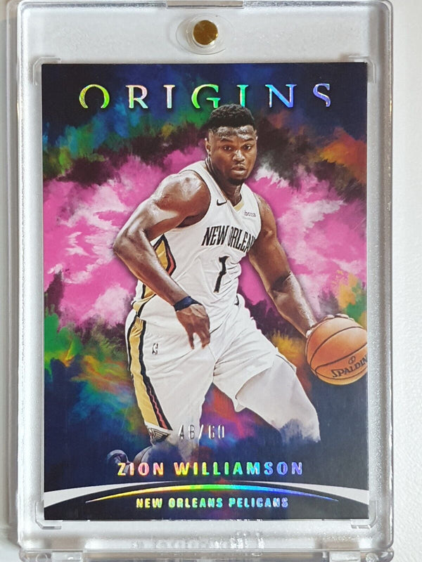 2021 Panini Origins Zion Williamson #1 PINK /60 Edition - Ready to Grade