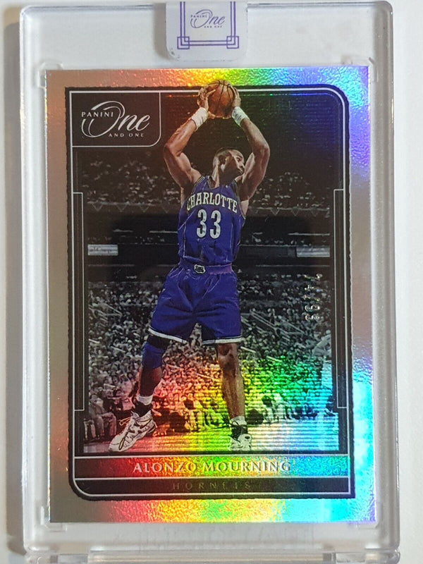 2021 Panini One and One Alonzo Mourning #170 HOLO /99 - Panini Sealed