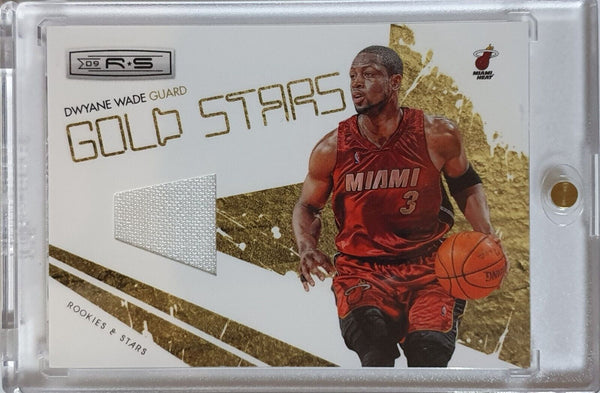 2009 Panini Rookies & Stars Dwyane Wade #PATCH Game Worn Jersey - Rare