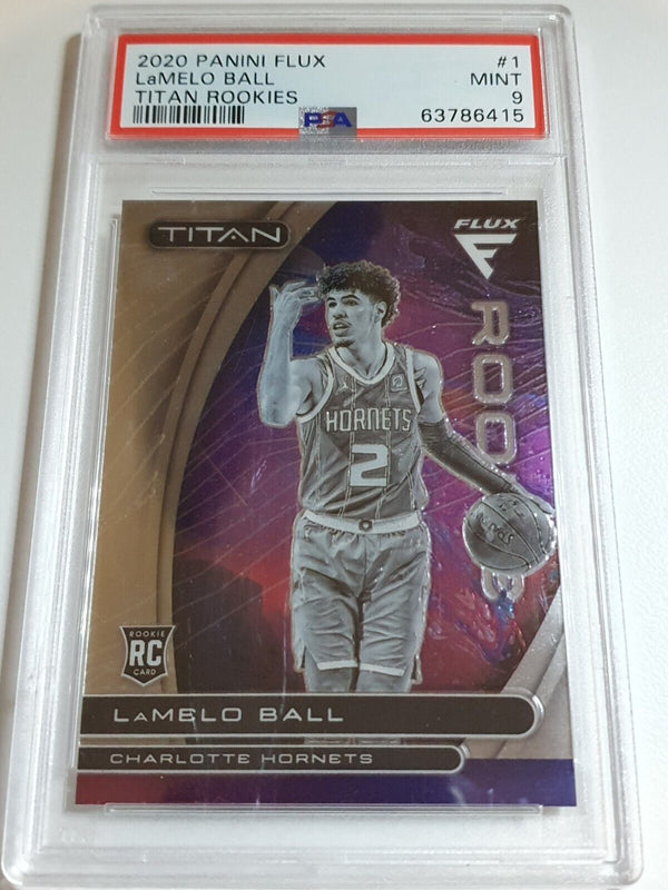 2020 Flux Lamelo Ball Rookie #1 TITAN SP Uncirculated - PSA 9 (POP 5)