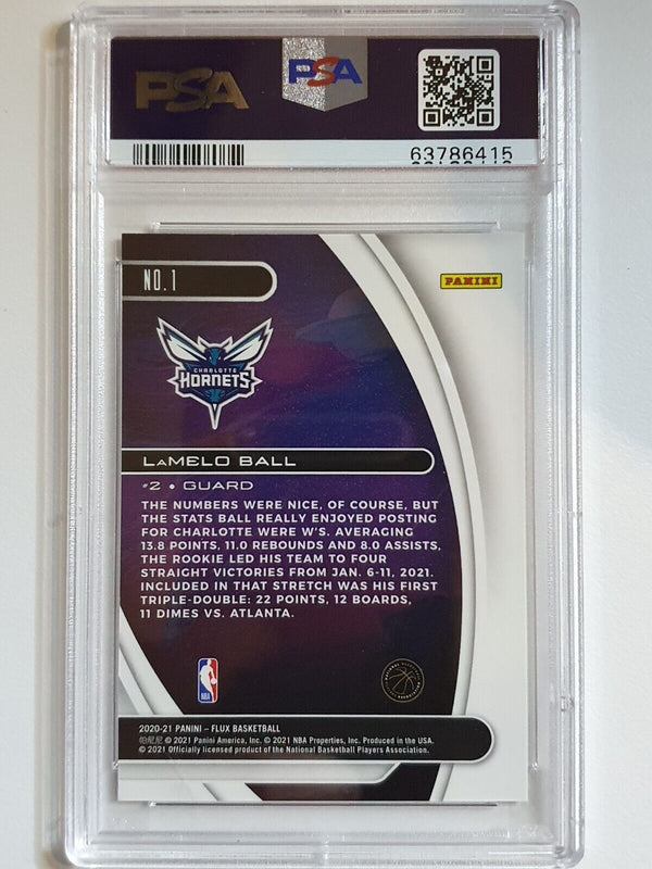 2020 Flux Lamelo Ball Rookie #1 TITAN SP Uncirculated - PSA 9 (POP 5)