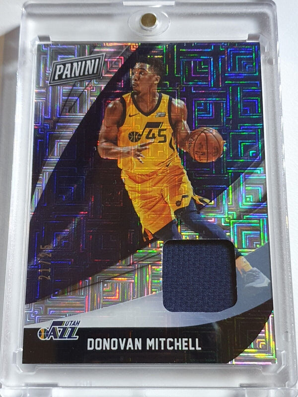 2018 Panini Donovan Mitchell #PATCH ESCHER SQUARES /25 - Ready to Grade