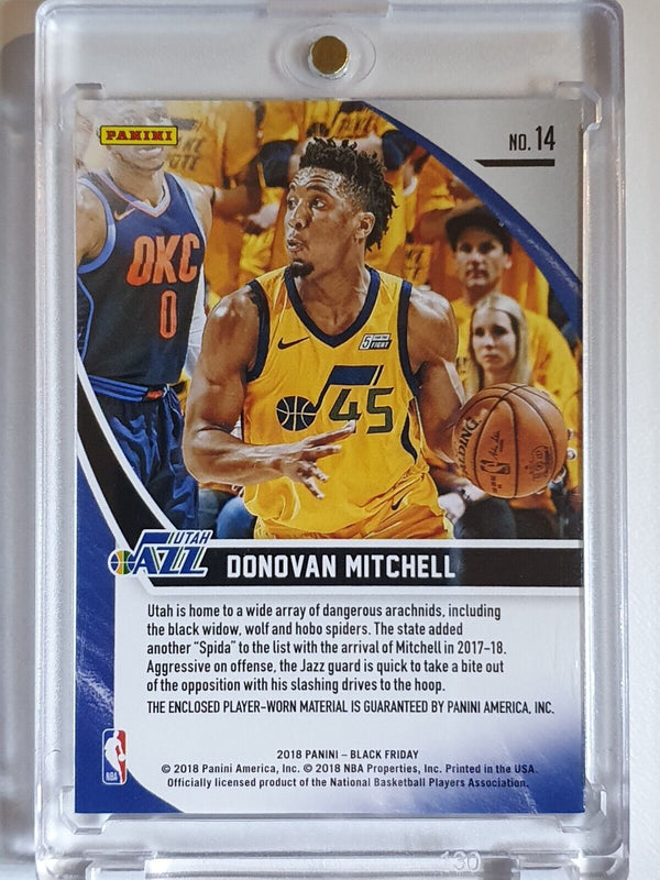 2018 Panini Donovan Mitchell #PATCH ESCHER SQUARES /25 - Ready to Grade