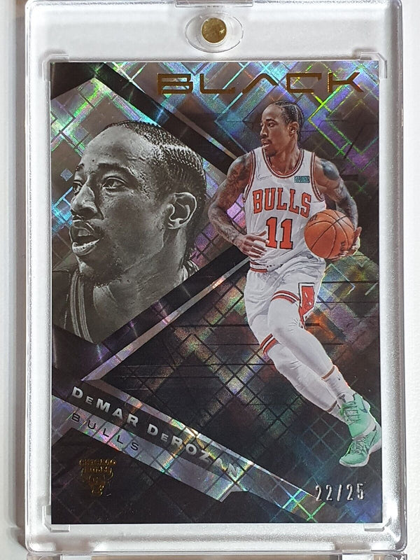 2021 Panini Black DeMar DeRozan #3 DIAMOND AWE HOLO /25 - Ready to Grade