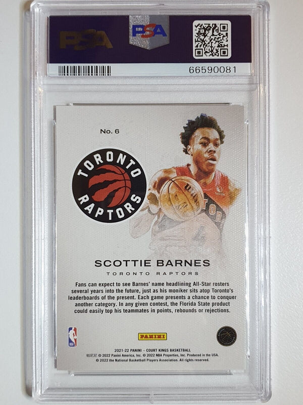 2021 Court Kings Scottie Barnes Rookie WORKS IN PROGRESS - PSA 10 (POP 16)