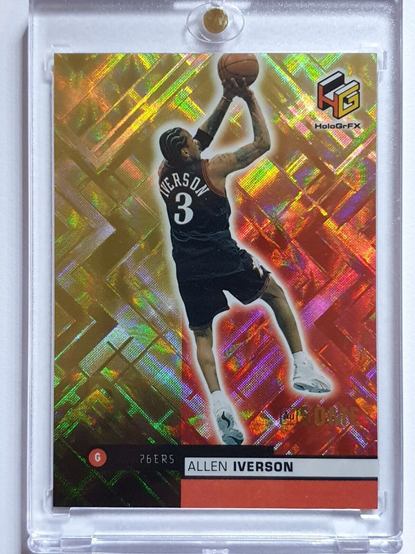 1999 Upper Deck HoloGrFX Allen Iverson #41 GOLD AuSOME- Ready for Grading