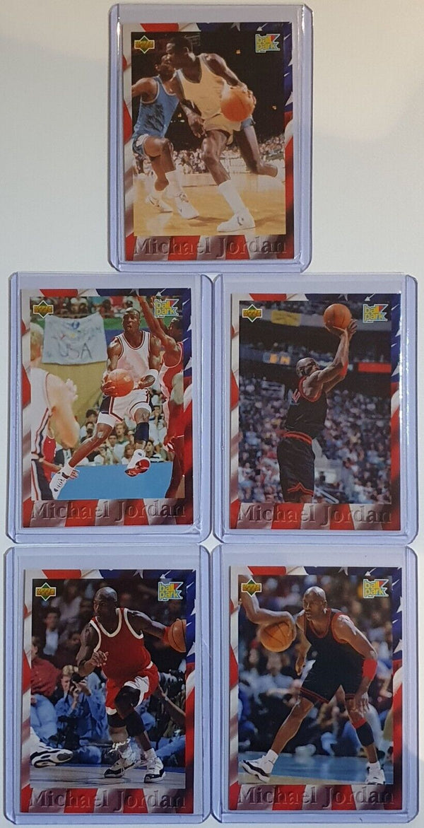 1995 Upper Deck Ball Park Michael Jordan (Complete Set of 5) USA - Rare